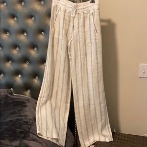 NWOT Athleta Cabo Linen pants Sz 6-Tall